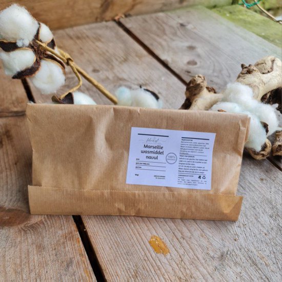 Organische Marseillezeep vlokken klaar voor afwas - navul - milieu vriendelijk - puur - schone was - baby was 80gr van ecoLiving