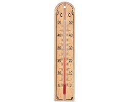 Orion - Houten Kamertemperatuurmeter - 20 cm - Binnengebruik - Leesbare Schaal