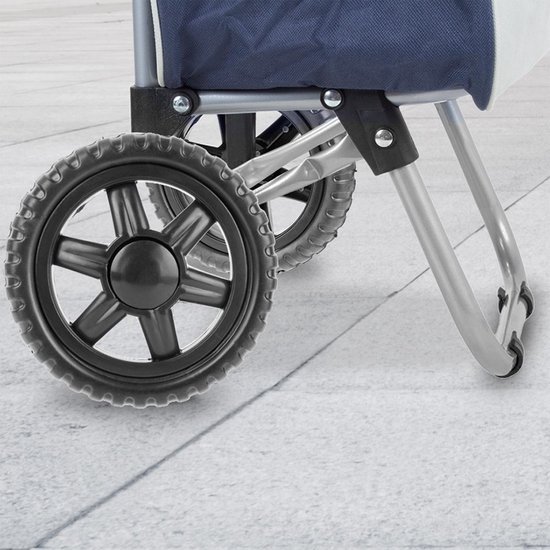 Orion Reserve Wielen voor Boodschappentrolley - Set van 2 stuks - Ø 13 cm - Universele Vervangingswielen - Wit van Orion