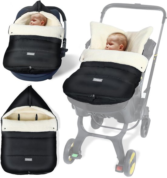 Orzbow Voetenzak voor baby's, winter, warm, voor de winter, universele babyzak met ritssluitingen, waterdicht - ShopVlot