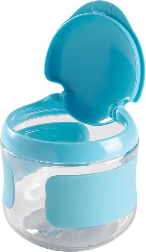 OXO tot Klein Flip-Top Snackdoosje - Snack doosje kinderen - Snack box kinderen- Aqua van OXO