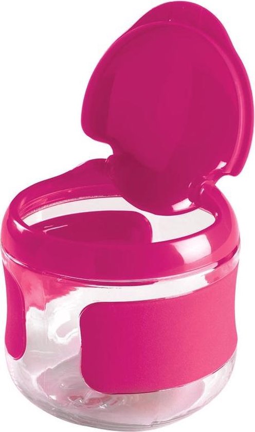 OXO tot Klein Flip-Top Snackdoosje - Snack doosje kinderen - Snackbox kinderen - Pink van OXO