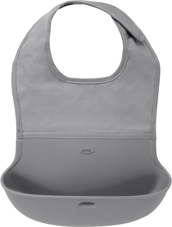 OXO tot Oprolbare slab -Slabbetjes - Slabbertjes baby - Slab - Grey van OXO