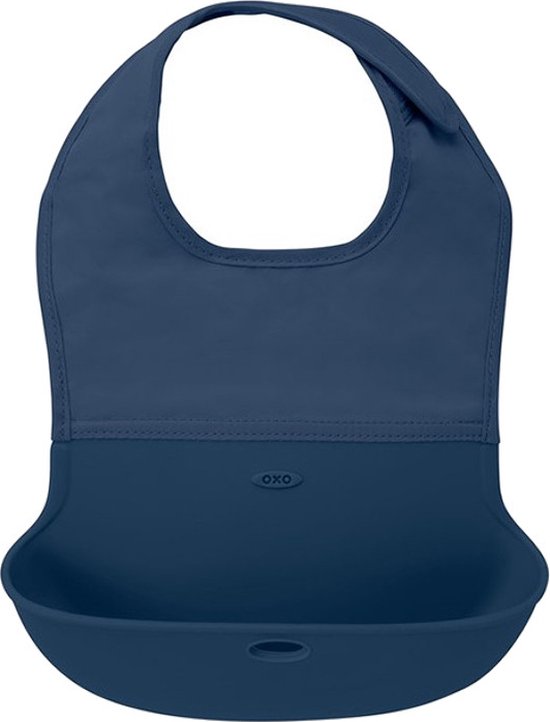 OXO tot Oprolbare slab - Slabbetjes - Slabbertjes baby - Slab -Navy van OXO