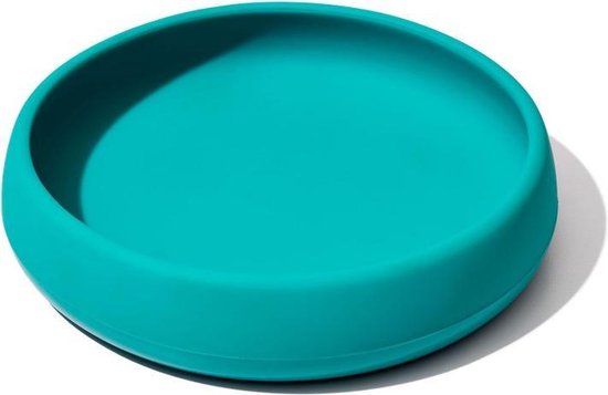 OXO tot Silicone Bord -Babybord - Babyservies- Bord Baby - Servies baby - Bordje -Teal van OXO