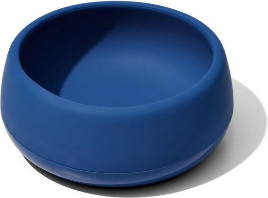 OXO tot Silicone Kom -Babybord- Bord Baby - Servies baby - Bordje- Babyservies- Kommetjes - Navy van OXO