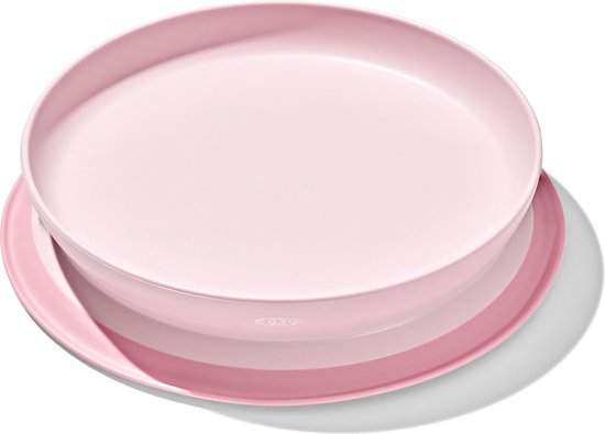 OXO tot Stick & Stay Bord - Babybord - Kinderbord - Bordje zuignap - Baby servies - Blossom van OXO