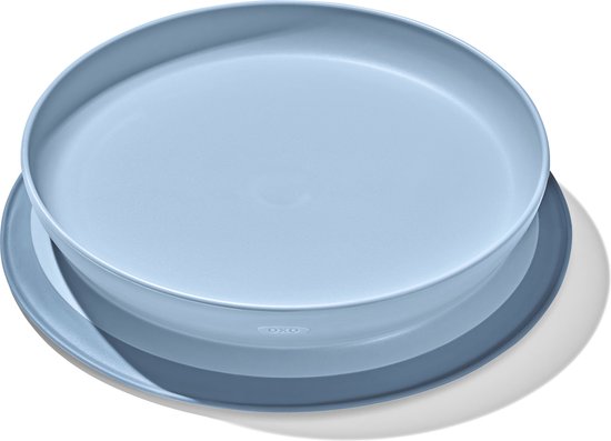 OXO tot Stick & Stay Bord - Babybord - Kinderbord - Bordje zuignap - Baby servies - Dusk van OXO