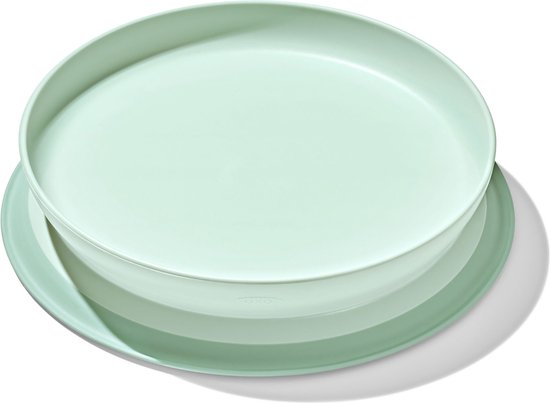 OXO tot Stick & Stay Bord - Babybord - Kinderbord - Bordje zuignap - Baby servies - Opal van OXO