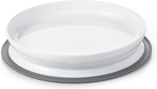 OXO tot Stick & Stay Bord - Babybord - Kinderbord - Bordje zuignap - Grey van OXO