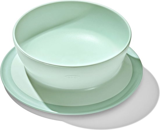 OXO tot Stick & Stay Kom - Babybord - Kinderbord - Bordje zuignap - Opal van OXO