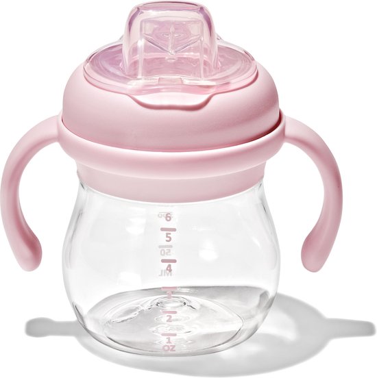 OXO tot Transitions Antilekbeker met zachte tuit - Drinkbekers - Drinkbeker - Drinkbeker baby - 150 ml - Blossom van OXO