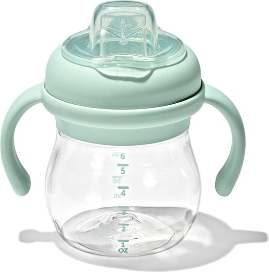 OXO tot Transitions Antilekbeker met zachte tuit - Drinkbekers - Drinkbeker - Drinkbeker baby - 150 ml - Opal van OXO