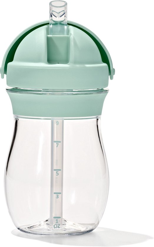 OXO tot Transitions Rietjesbeker - Drinkbekers - Drinkbeker met rietje - Drinkbeker baby - 250 ml - Opal van OXO