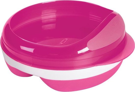 OXO tot Voedingsbord met 2 vakjes - Babybord - Babyservies - Pink van OXO