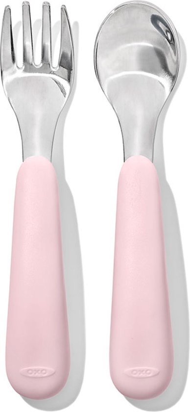 OXO tot Vork & lepel - Baby bestek - Kinder bestek - Baby servies - Blossom van OXO
