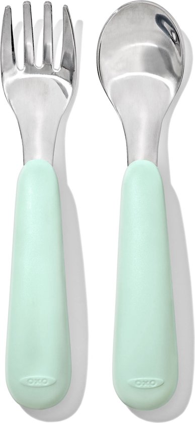 OXO tot Vork & lepel - Baby bestek - Kinder bestek - Baby servies - Opal van OXO