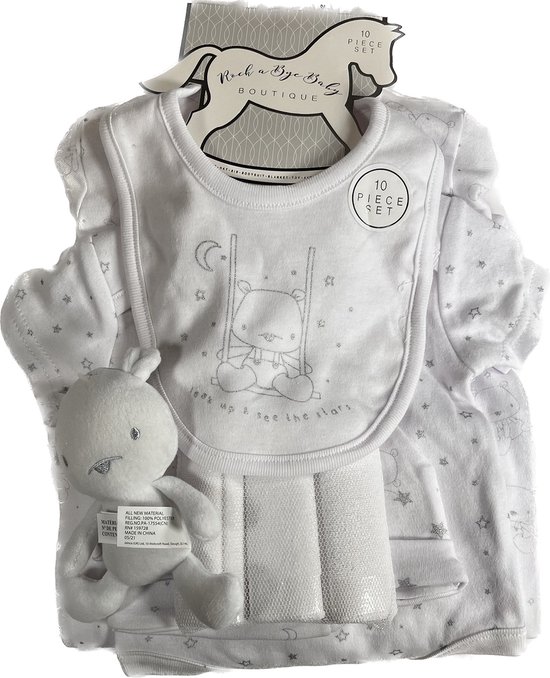 OZ Kids - Pasgeboren Babygeschenkset 0-3 maanden Compleet - Wit van OZ Kids