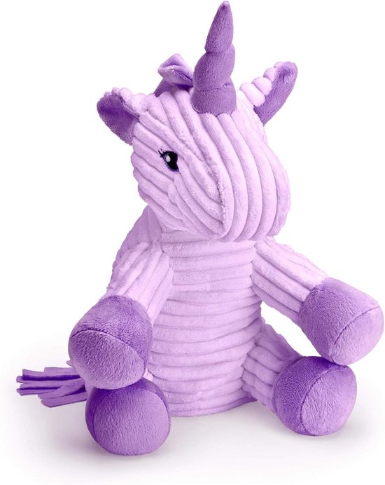 Paarse Eenhoorn Knuffel - Pluche Dier - 25 cm - Zacht en Wasbaar Speelgoed