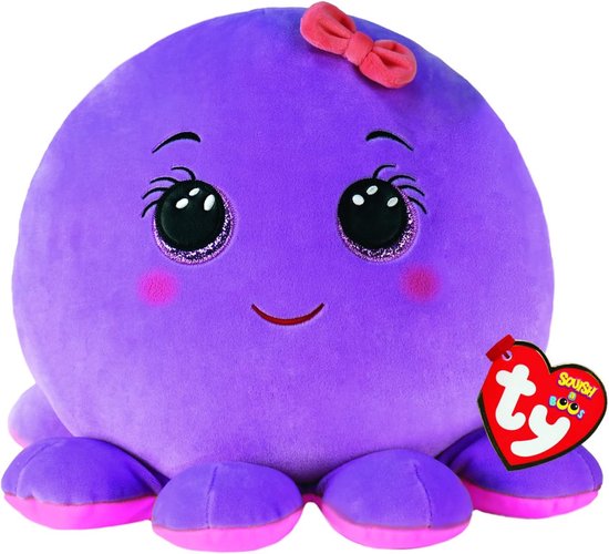 Paarse Octopus Knuffel - 31 CM