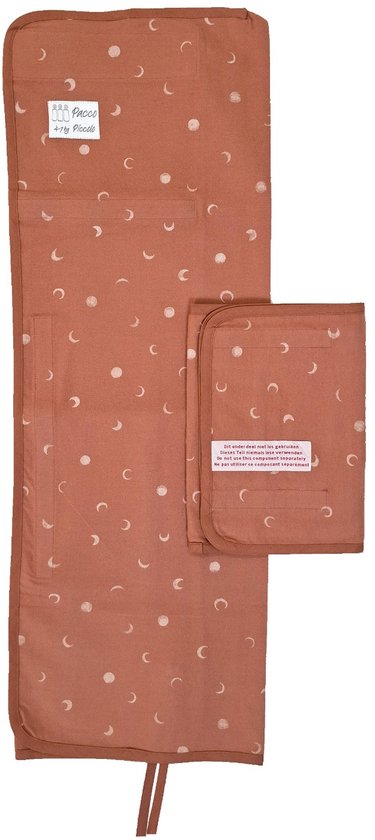 Pacco piccolo (4-7kg), terra met maan print van Merkloos