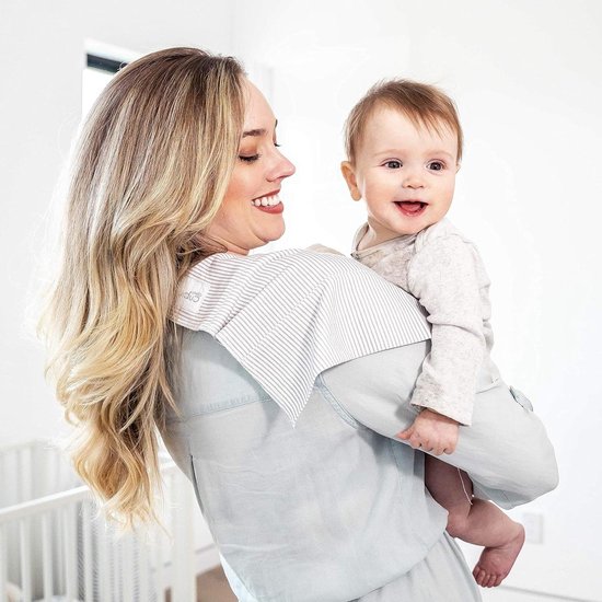 Pack of 10 Big Girls 100% Cotton Double Layer Extra Absorbent Soft for Kids-Grey Pattern Pack hydrofiele washandjes van Snoozzz