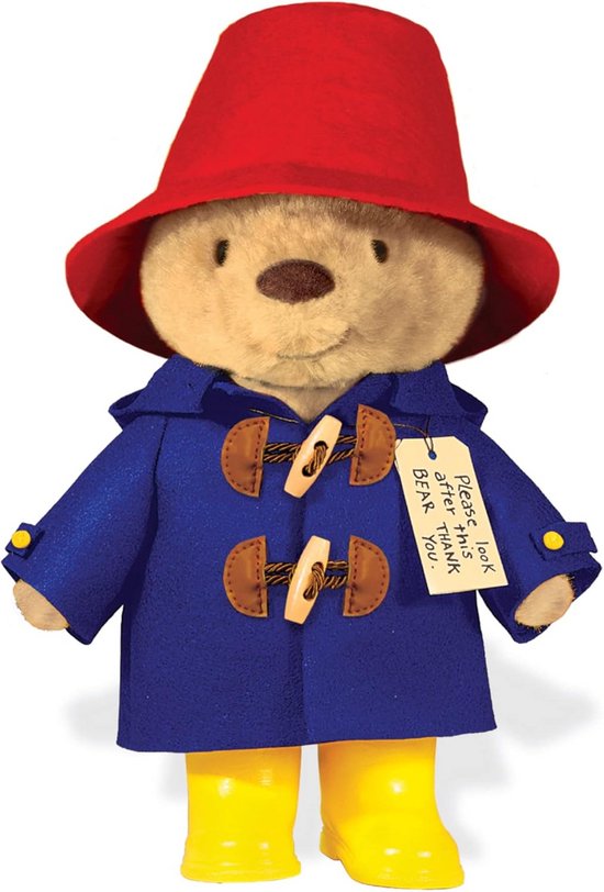 Paddington Bear pluche pop 25 cm - knuffel voor kinderen vanaf 12 maanden van Merkloos