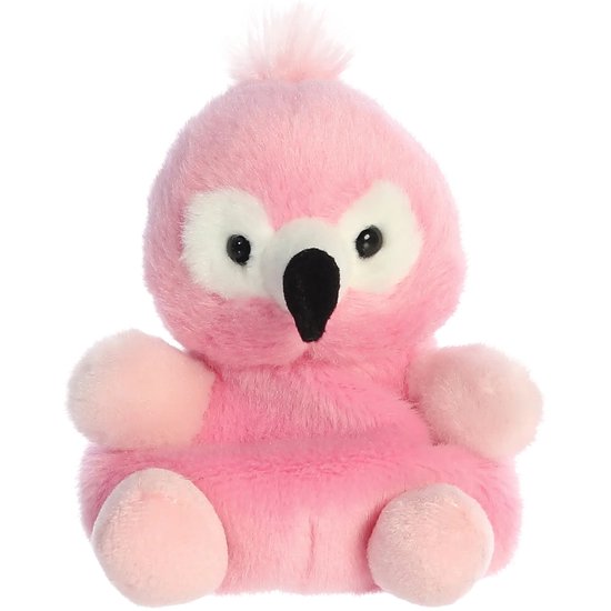 Palm Pals - Pinky Flamingo knuffel - 13 cm - Pluche van Aurora