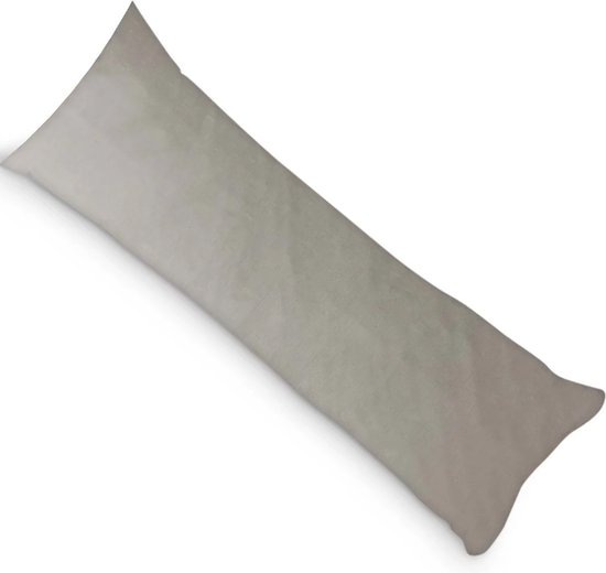 PandaHug Velvet Body Pillow Kussensloop Grijs (45x145 cm)