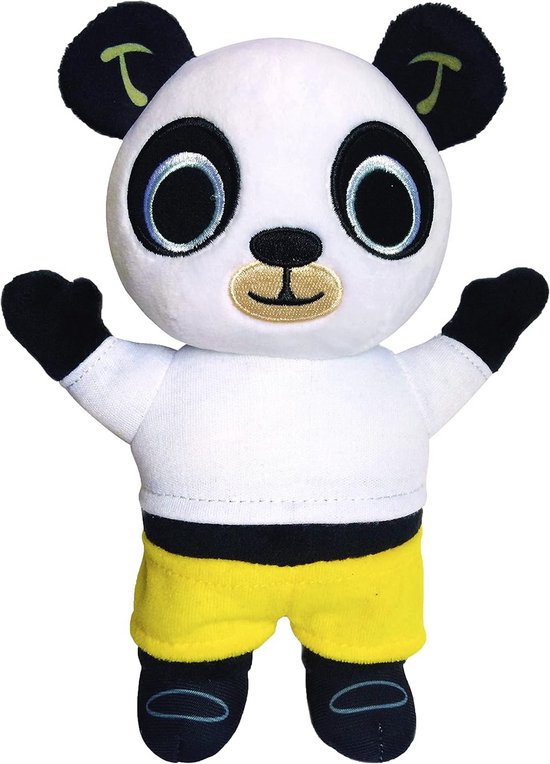 Pando Knuffel - Pluche Speelgoed - Kinderkamer Decoratie - Zelfnivellerend - 10 x 10 x 10 cm - Multicoloured