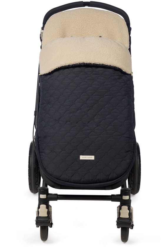 Pasito A Pasito - Winter voetenzak paddington voor kinderwagen en buggy - Zwart 90 x 47 cm van Merkloos