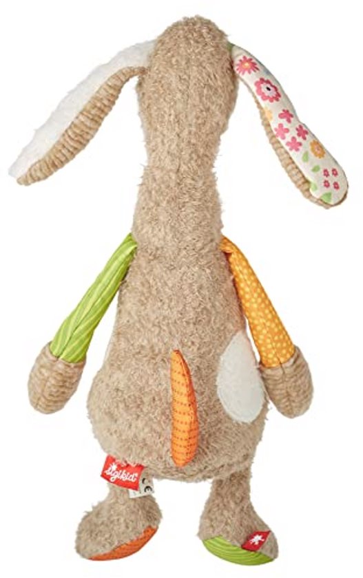 Patchwork Knuffeldier Hond - Speelgoed voor Baby's en Kinderen, 0 tot 8 Jaar, Zachte en Kleurrijke Knuffel
