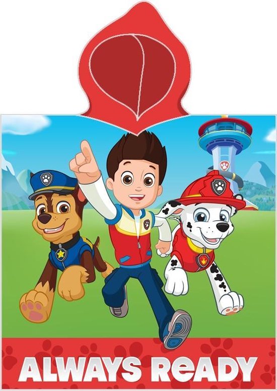 PAW Patrol Always ready - poncho - 50 x 115 cm - Multi van PAW Patrol