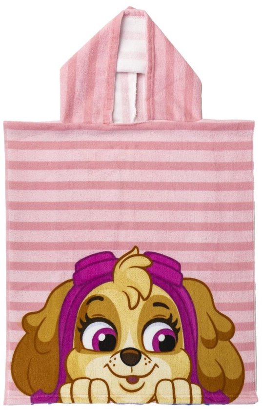 Paw Patrol Besties strandhanddoekponcho 50 x 115 cm