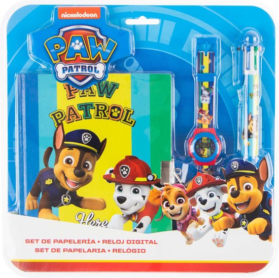 Paw Patrol Dagboek met Pen en Horloge - Cadeauset - Geschenk - Schoolset van PAW PATROL