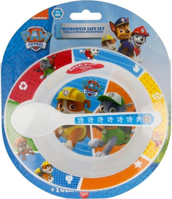 PAW Patrol - Kinderserviesset - 2-delig - Multicolor van Paw Patrol