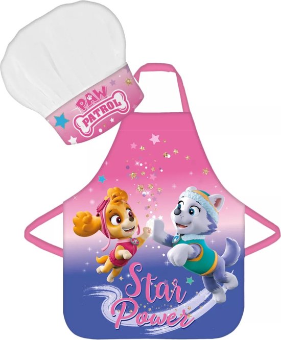 Paw Patrol Kokssetje Star Power One Size Roze Blauw van PAW Patrol