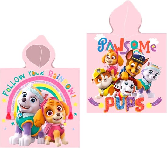 Paw Patrol Poncho van Merkloos