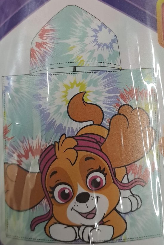 Paw Patrol Skye Badponcho 60x60 cm van PAW Patrol