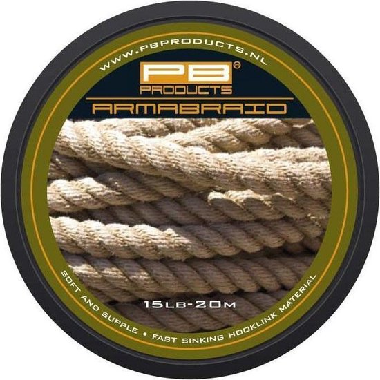 PB Products - Armabraid Onderlijn Materiaal - 20 meter - Silt (15 lb) van PB Products
