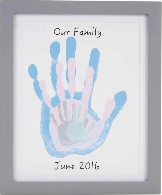 Pearhead Fotolijst familie handafdruk van Merkloos