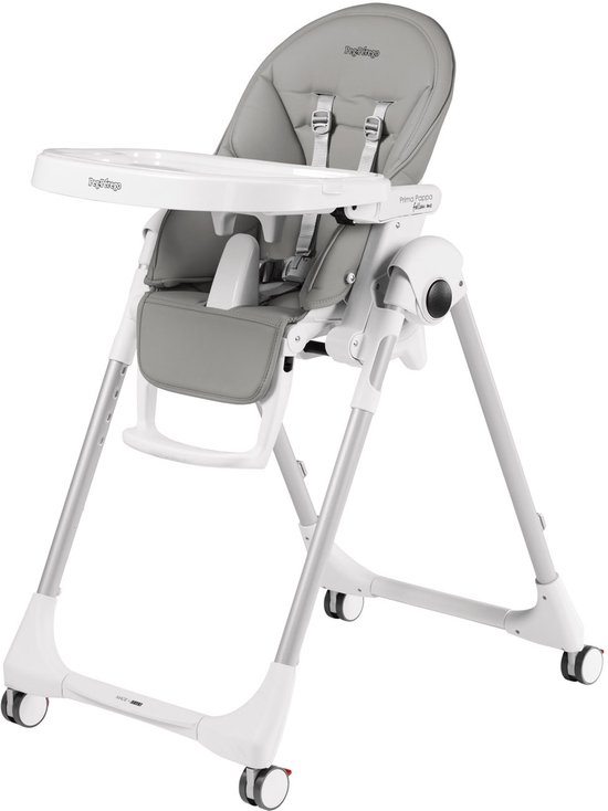 Peg Perego Kinderstoel Prima Pappa Follow Me Ice van Merkloos