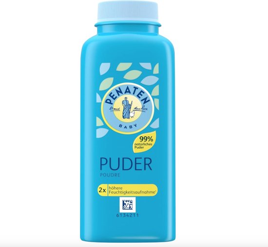 Penaten Baby - Natuurlijk babypoeder met aloë vera en vitaminen - 1 x 100 g - Beschermt de gevoelige huid - Vochtopnemend en houdt de huid droog - 99% ingrediënten van natuurlijke oorsprong van Merkloos