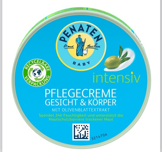 Penaten - Intensieve verzorgende crème voor gezicht en lichaam, 100 ml van Penaten