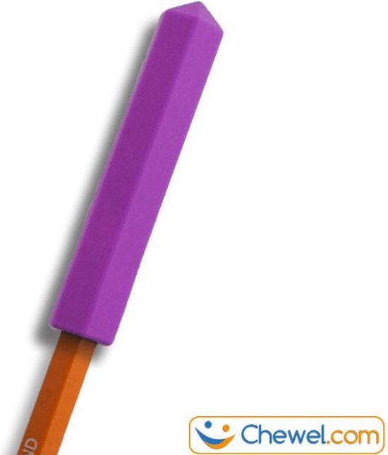 Pennendop potlooddop kauwdop bijtdop - Kristaldop - Paars - Chewel ® van Penn