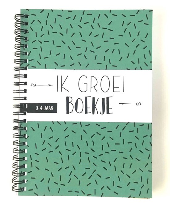 Pepermints groeiboek jongen invulboek baby herinneringen. van Merkloos