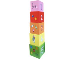 Peppa Pig Stapelblokjes met beeldjes - Speelgoed - Stapeltoren - Stapelblokken van Peppa Pig