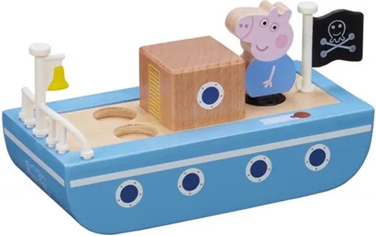 Peppa Pig - Wooden Boat w. Figure (20-00110) van Peppa Pig