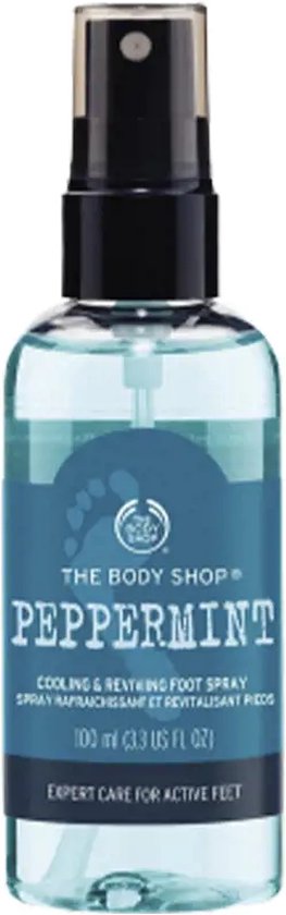 Peppermint Cooling & Reviving Foot Spray By The Body Shop 100 Ml