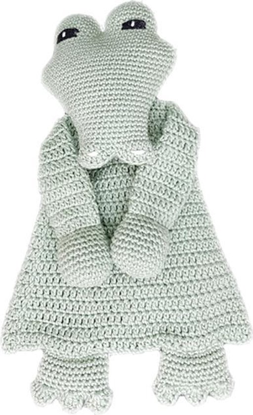 Per il Bambino Knuffeldoekje Krokodil - doekje - knuffel - krokodil van Merkloos